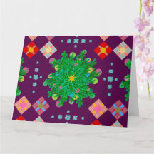 Engels zicht op canvas strepen diep paars