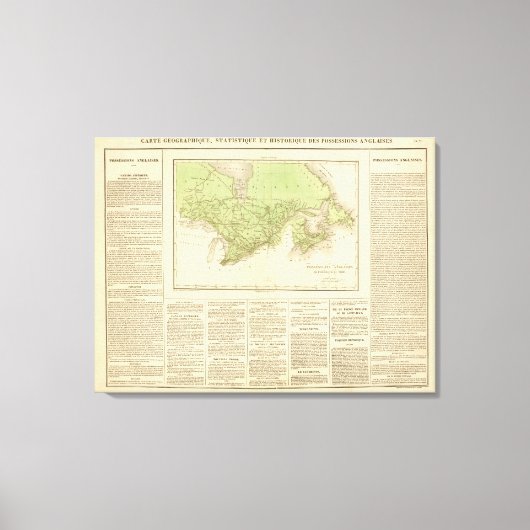 Engelse bezittingen canvas afdruk (Voorkant)