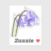 Engelse Bluebell Flower Sticker (Vel)