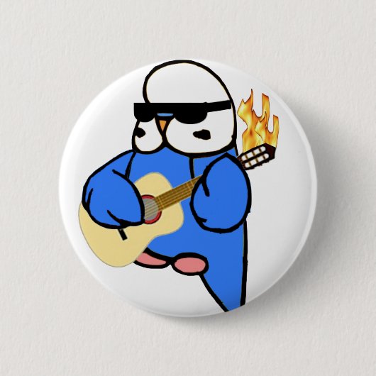 Engelse boedgie zonder stopcontact ronde button 5,7 cm (Voorkant)