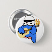 Engelse boedgie zonder stopcontact ronde button 5,7 cm (Voorkant /achterkant)