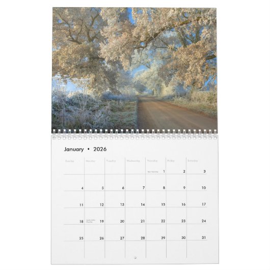 engelse boskalender kalender (Jan 2026)