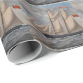 Engelse brig 'Perseverance of Fowey Cadeaupapier (Rol Hoek)