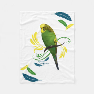 Engelse Budgie Blanket Fleece Deken