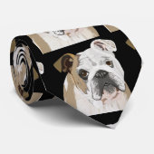 Engelse Bull Dog Stropdas (Opgerold)