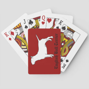 Engelse Bull Terrier Bicycle-speelkaarten Pokerkaarten