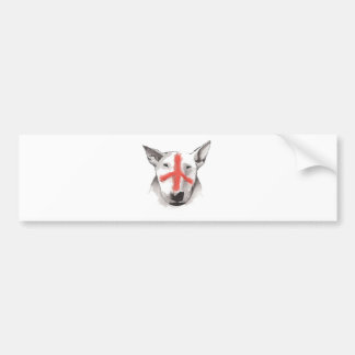 Engelse Bull Terrier England Bumpersticker
