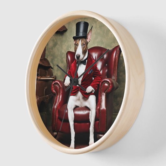 Engelse Bull Terrier Klok (Hoek)