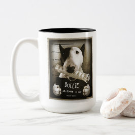 Engelse Bull Terrier "Mok Shot" koffie Mok