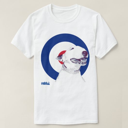 Engelse Bull Terriers UK Bully Mod T-shirt (Design voorkant)