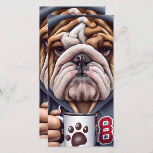 Engelse Bulldog (Voorkant / Achterkant)