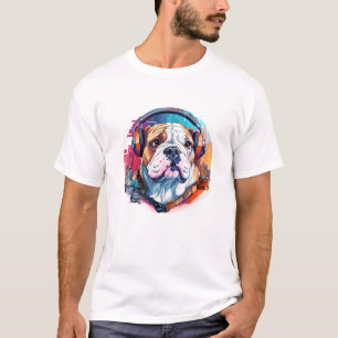 Engelse Bulldog Animal World Pet Dog Loving Fun T-shirt