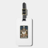 Engelse Bulldog Bagagelabel (Voorkant verticaal)