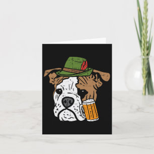 Engelse Bulldog Beierse Hond Mannen Vrouwen Kaart