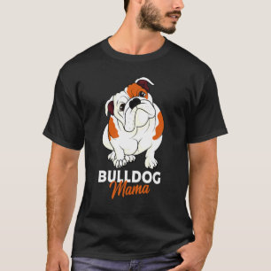 Engelse Bulldog Bully Dog Moeder Vrouwen T-shirt