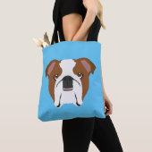 Engelse Bulldog Canvas tas (Dichtbij)