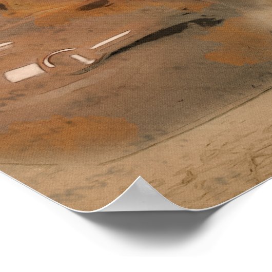 Engelse Bulldog Chef Kitchen Print (Hoek)