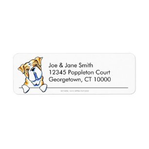 Engelse Bulldog Clean (Eenvoudig) Etiket