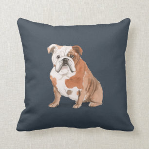 Engelse Bulldog & Dog Botten Kussen
