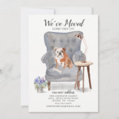 Engelse Bulldog Dog | Verplaatsingsaankondiging Aankondiging (Voorkant)