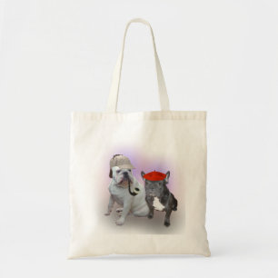 Engelse Bulldog en French Bulldog Tote Bag