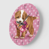 Engelse bulldog en shoe grote klok (Hoek)