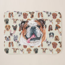 Engelse bulldog en vrienden pet