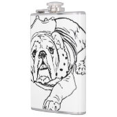 Engelse bulldog flas heupfles (Links)