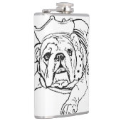Engelse bulldog flas heupfles (Rechts)