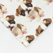Engelse Bulldog Fleece Blanket Deken (Hoek)