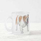 Engelse Bulldog Frosted Mok (Links)