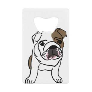 Engelse Bulldog Geschenk T-shirts Nope Lui Engelse Kredietkaart Flessenopener