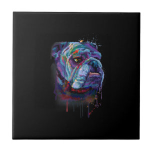 Engelse Bulldog Gift A English Bulldog Mam Tegeltje