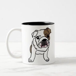 Engelse Bulldog Gift Shirten Nope Lazy English Bul Tweekleurige Koffiemok