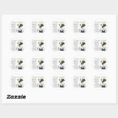 Engelse bulldog Gifts Ronde Sticker (Vel)