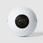 Engelse Bulldog Golfballen (Voorkant)
