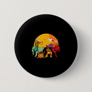 Engelse Bulldog Halloween kostuum voor Hondenliefh Ronde Button 5,7 Cm