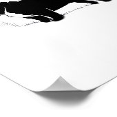 Engelse Bulldog - Halloween Moon Silhouette Ov Poster (Hoek)