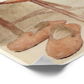 Engelse Bulldog Illustratie Poster (Hoek)