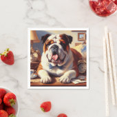  Engelse Bulldog Illustratie Servet (Insitu)
