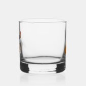 Engelse Bulldog Illustration Personalized Whisky Glas (Links)