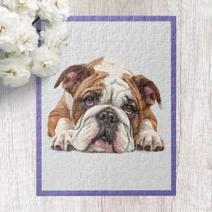 Engelse Bulldog Jigsaw puzzel