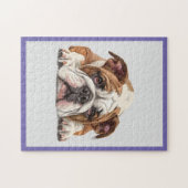 Engelse Bulldog Jigsaw puzzel (Horizontaal)