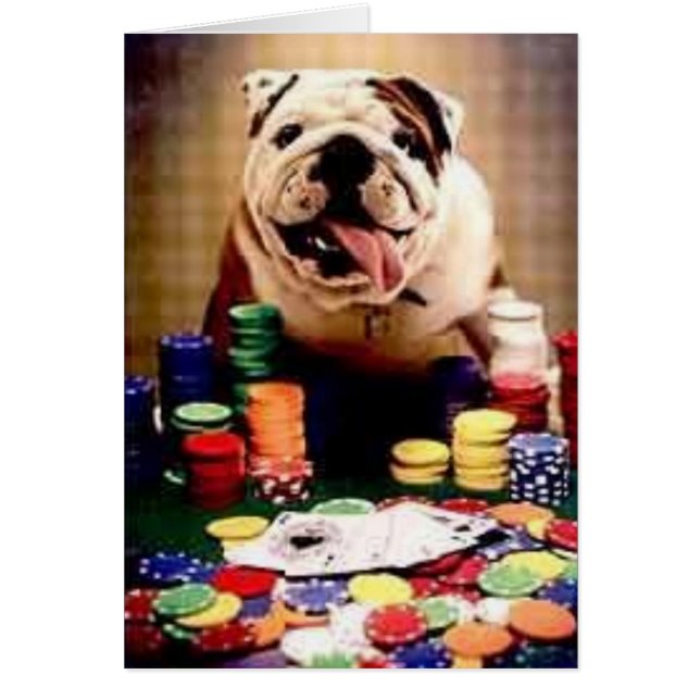 Engelse Bulldog-kaart (Voorkant)