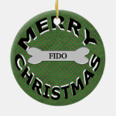 Engelse Bulldog Keramisch Ornament (Achterkant)