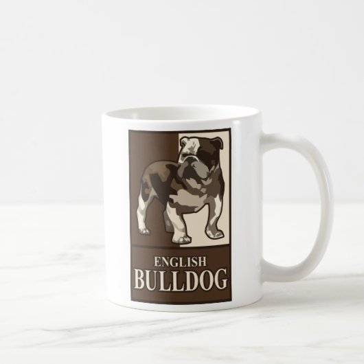 Engelse Bulldog Koffiemok (Rechts)