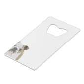 Engelse Bulldog Kredietkaart Flessenopener (Achterkant Gekanteld)