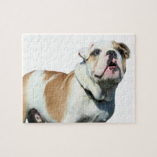 Engelse bulldog legpuzzel