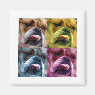 Engelse bulldog magneet