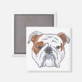 Engelse Bulldog Magneet (Voorkant / Achterkant)
